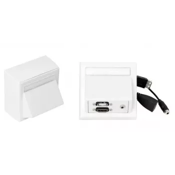 Vivolink WI221260 stopcontact HDMI + USB A + 3,5 mm wit