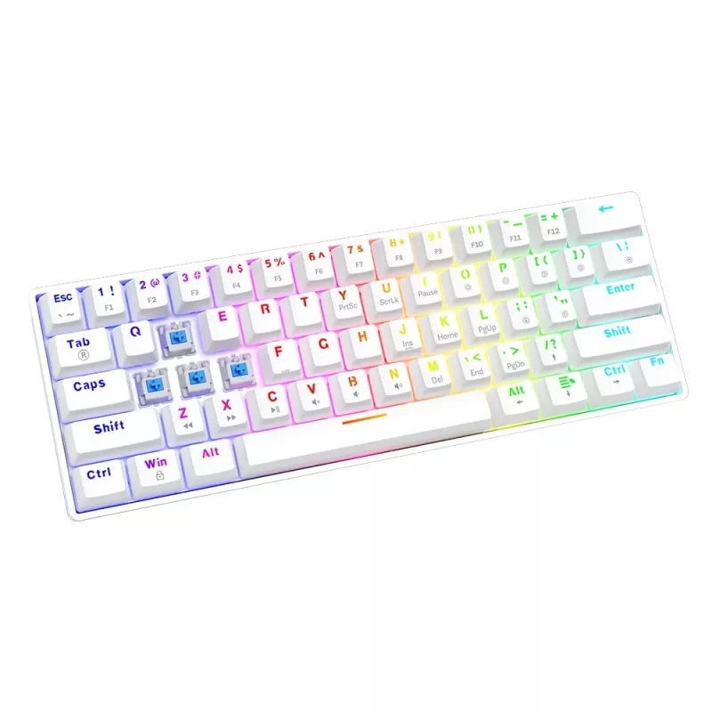 Mechanisch toetsenbord Whiteout X2, Blue Outemu, Hot Swap Savio Savgk-white