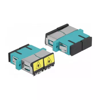 Glasvezelkoppeling DeLOCK 86895 SC duplex bus naar bus multimode aqua