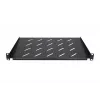 Legbord Extralink SHELF 1U voor 19-inch wandkasten, 1U, 300 mm, zwart, metaal