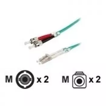 Glasvezel-patchkabel ROLINE OM3 LC/ST 50/125µm 5m