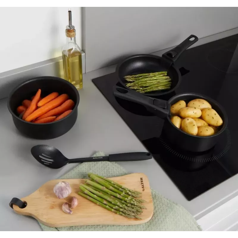 Pannenset Salter BW12055IS 14-delig roestvrijstalen keukengerei