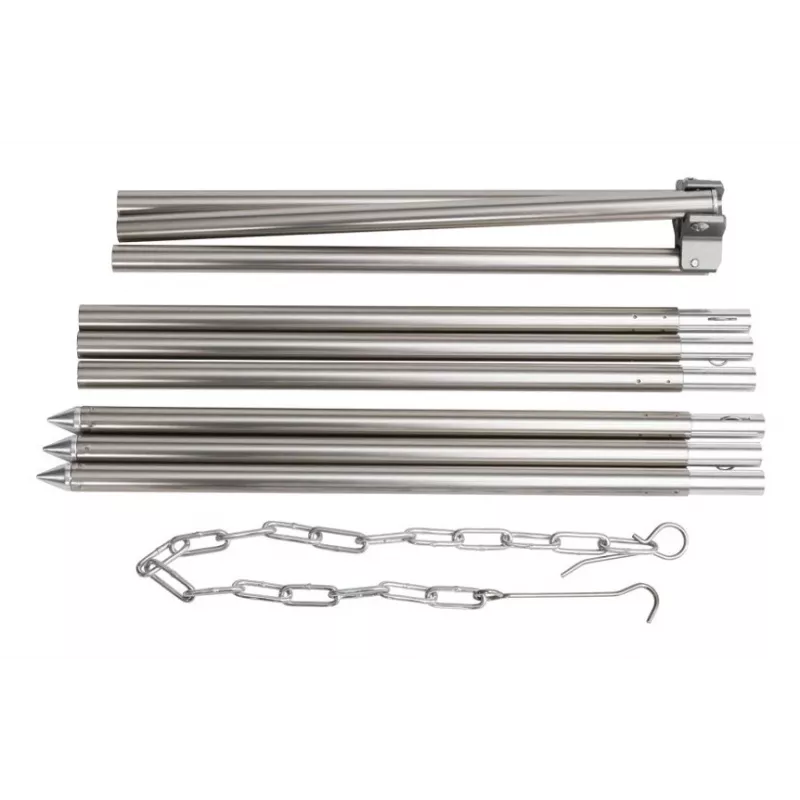 Tripod Easy Camp Campfire aluminium tripod — aluminium, 0,99 kg, zilver