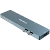 Oplaaddock 2xTB - 2xHDMI 2xUSB 3.0 2xUSB-C jack