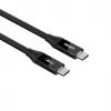 USB-C-kabel Unitek C14100ABK01-2M – 2 m, 100 W Power Delivery, 40 Gbit/s data
