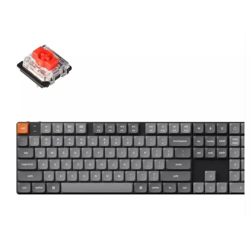 Draadloos mechanisch toetsenbord Keychron K5 MAX zwart Low Profile