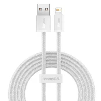 Baseus Dynamic kabel USB naar Lightning, 2,4A, 2m (wit)