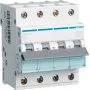 Hager MBN416. Nominale stroom: 16 A. Type: B-karakteristiek, aantal modules (max.): 4 modules. Breedte: 70 mm, diepte: 70 mm, hoogte: 83 mm (MBN416)