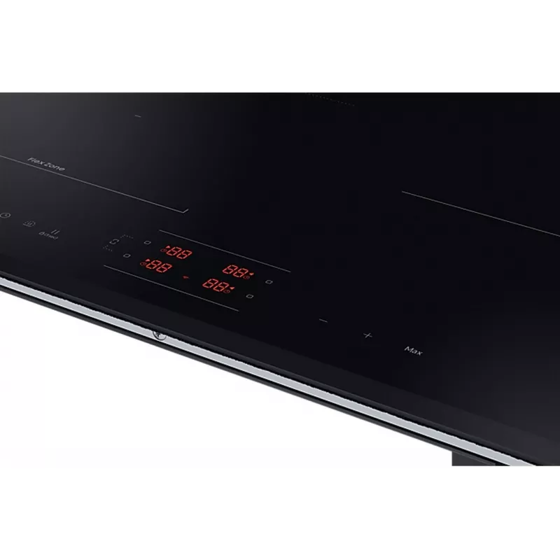 Samsung NZ64B5045GK/U2 inbouw-inductiekookplaat, 4 kookzones, Flex Zone, SmartThings Cooking, Auto Connectivity, 60 cm, zwart