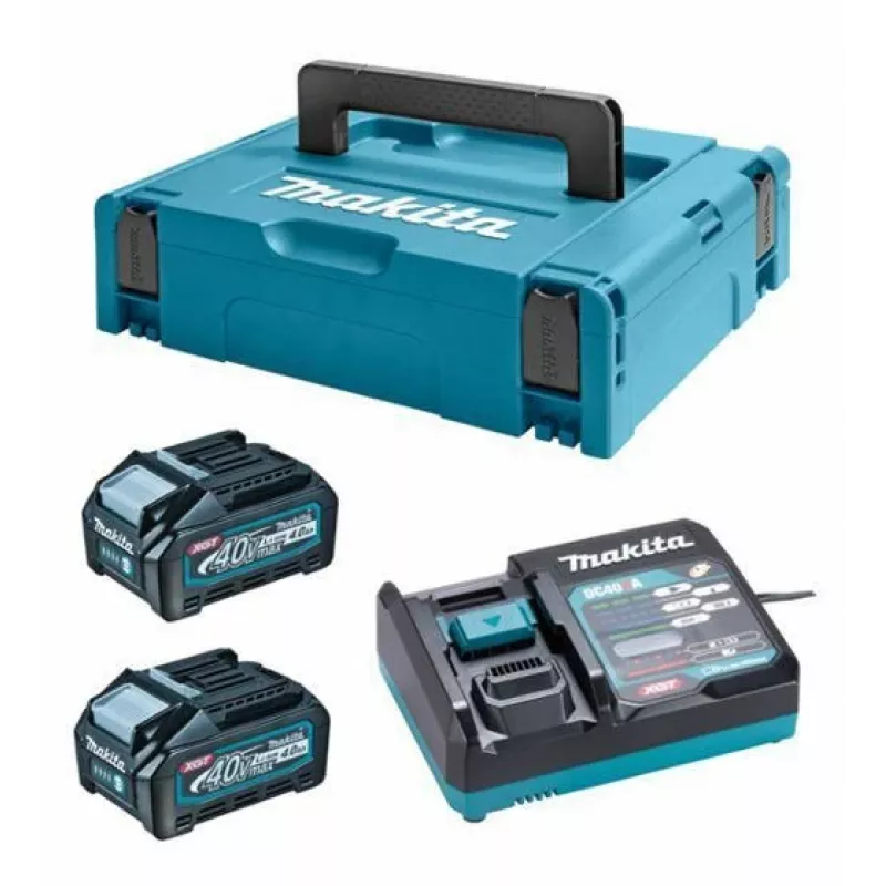 Makita XGT accu- en opladerset