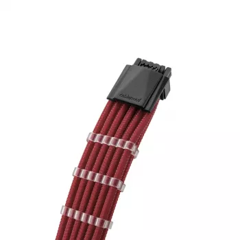 CableMod C-Series PRO ModMesh 12VHPWR naar 3x PCI-e kabel voor Corsair - 60 cm, donkerrood