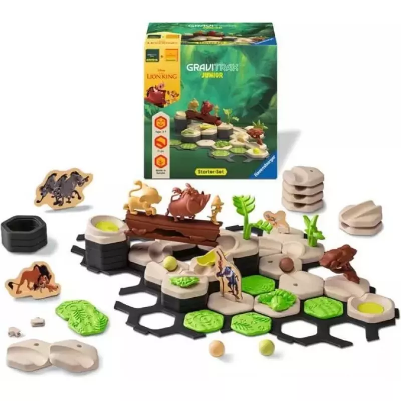 GraviTrax Junior Startset Koning der Leeuwen, spoorbaan