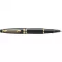 Waterman Expert rollerballpen, fijn, zwart gelakt GT