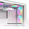 Montech HP140 ARGB PWM 140-mm-ventilator wit met rifle-lager