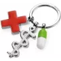 Sleutelhanger TROIKA GET WELL veelkleurig zilver metaal 60 mm