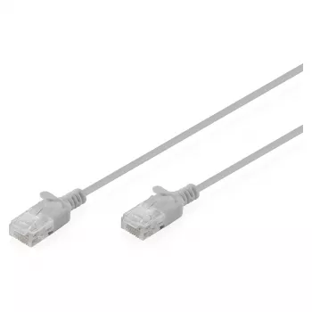 Patchkabel DIGITUS CAT6 U-UTP slank, 1,5 m, grijs