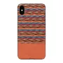 Smartphonehoesje man and wood voor iPhone X/XS – bruin ruitpatroon met zwarte accenten