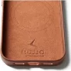 Mujjo Full Leather Case MagSafe hoes voor iPhone 17 Pro bruin