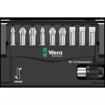 Schroevendraaier-bitset Wera 05056161001 9 stuks