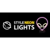 Tafellamp MANTA SNL86PK Style Neon Lights UFO roze – decoratieve neonlamp in roze