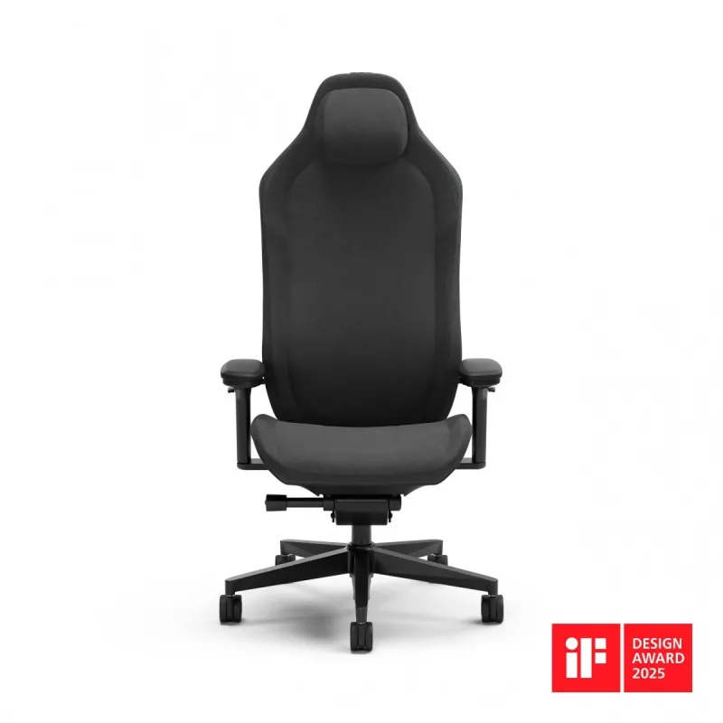 Fractal Design FD-CH-RE1F-01 gamingstoel PC gamingstoel gevoerde zitting zwart
