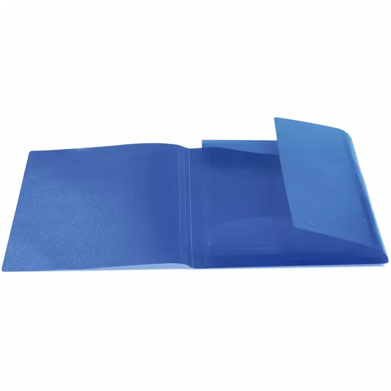Ordner polypropyleen (PP) HERMA 19507 A4 blauw doorschijnend