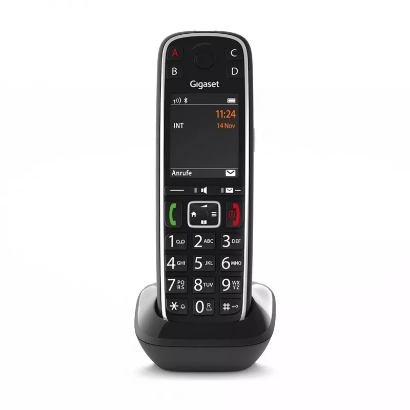 Gigaset E720HX analoog/DECT-telefoon met nummerweergave zwart