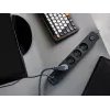 Tracer Power Line+ TRALIS47026 stekkerdoos, 4 contacten, USB-A + USB-C PD 18 W, 1,5 m, grafiet