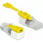 Delock 85334 RJ45-poortblokkerset, 5 stuks, wit/geel