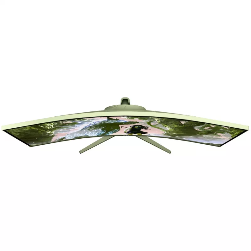 Gebogen computermonitor Arozzi Nova 34 inch (86,4 cm) 3440×1440 AZ-NO-34T2K165-FST groen