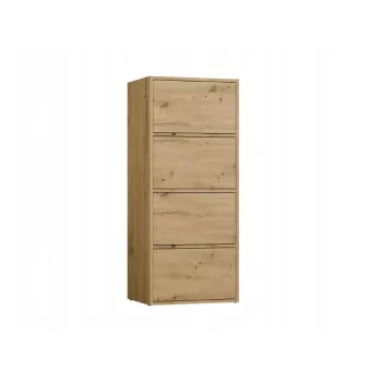 ALMA commode, antraciet/artisan eiken