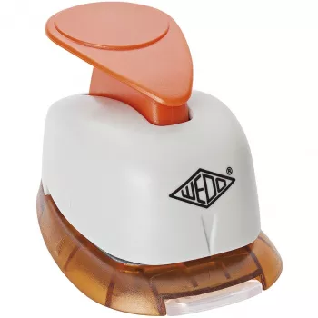 Shape pons WEDO hartvorm grijs oranje