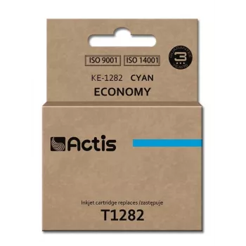 Inktpatroon ACTIS KE-1282 compatibel met Epson, cyaan, kleurstofinkt 13 ml, standaardopbrengst, verpakking van 1 stuk