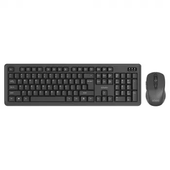 Savio KB-03 toetsenbord muis inbegrepen home/office USB QWERTY US Engels zwart