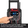 Draagbare radio EINHELL TE-CR 18 Li DAB+ FM Bluetooth USB, accu-aangedreven (TE-CR 18 Li compatibel)