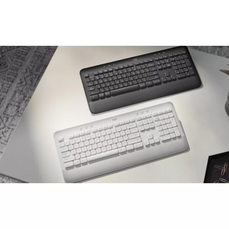 Logitech Signature K650 - toetsenbord - draadloos - Bluetooth 5.1 - QWERTY - Spaans - grafiet (920-010917)