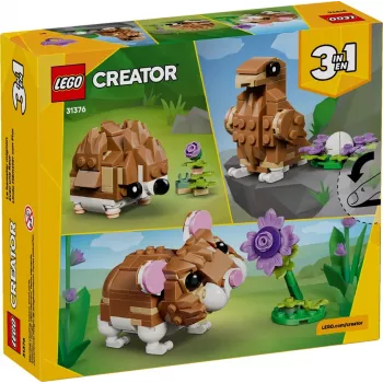 LEGO CREATOR 3 IN 1 31376 Schattige hamster met bloem