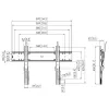 Vogels PFW 6810 wandsteun voor 55-80 inch, max. 75 kg, zwart