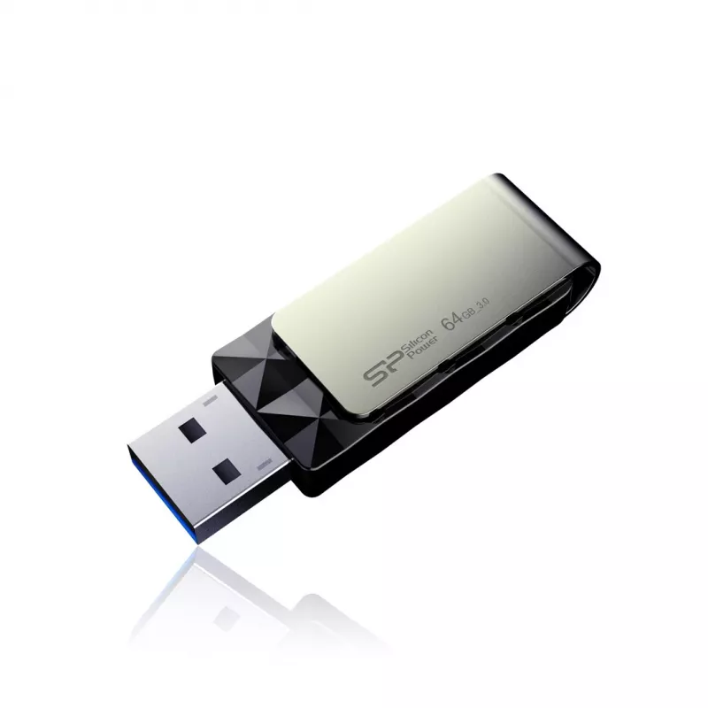 Silicon Power Blaze B30 USB-stick 64 GB USB Type-A 3.0 (3.1 Gen 1) zwart