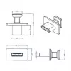 Busbeschermkap USB Type-C DeLOCK 64015