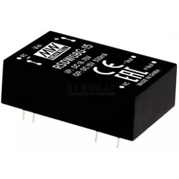 Voeding/omvormer mean well RDDW08F-05, uitgang 5 V, 8 W, 0,8 A