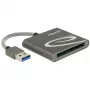 Kaartlezer DeLOCK 91525 USB 3.2 Gen 1 grijs