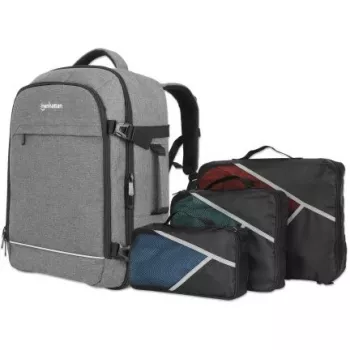 Rugzak Manhattan Rome Notebook Travel 43,9 cm (17,3 inch) twee hoezen 40 L lichtgrijs