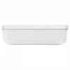 Lunchcontainer ZWILLING FRESH & SAVE 1 l, kunststof met siliconenafdichting, grijs/wit