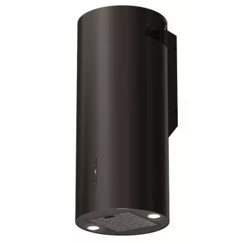 Afzuigkap MAAN ELBA 2 W 731 zwart, afvoer/recirculatie, aluminium vetfilter, 4 snelheden, 61 dB