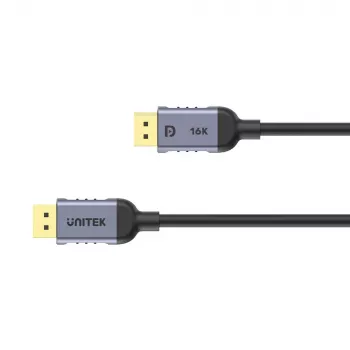 UNITEK C1628GY01-1.5M DisplayPort-kabel zwart, grijs
