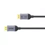 UNITEK C1628GY01-1.5M DisplayPort-kabel zwart, grijs