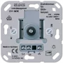 JUNG 211 GDE draaischakelaar, metallic finish, 230–240 V AC, 50 Hz