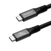 USB-C-kabel QOLTEC USB4 240 W voor Thunderbolt 3/4, 40 Gbit/s, 240 W stroomvoorziening