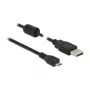 USB-kabel DeLOCK 1m USB 2.0-A Micro-B zwart